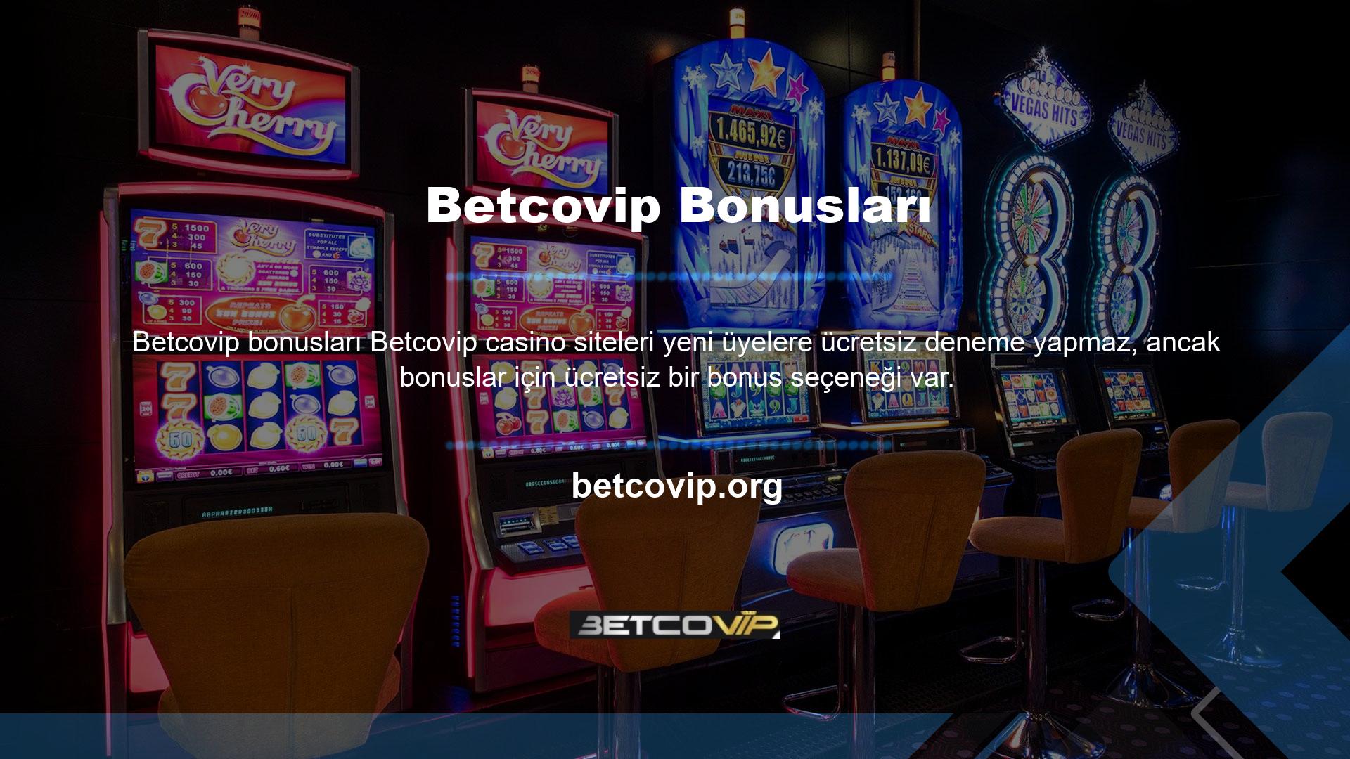 Ücretsiz bonus seçeneğini kullanırken bonus kurallarına göre hareket edin